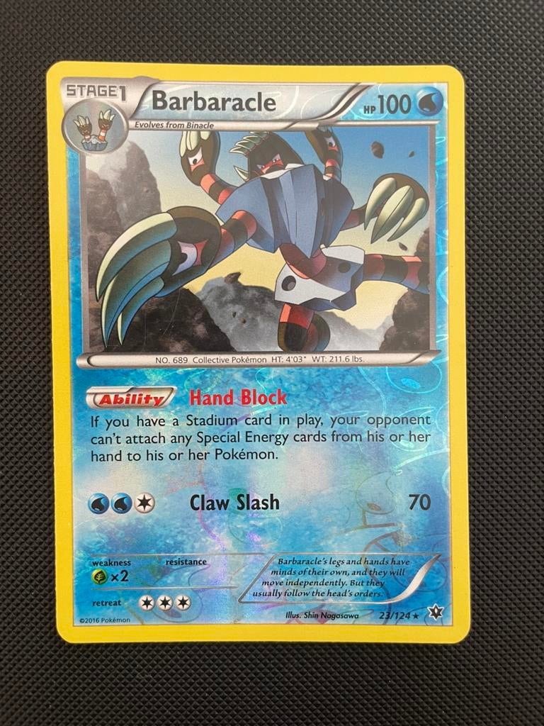 Barbaracle 23/124 Rare Reverse Holo Fates Collide, Verzenden, Zo goed als nieuw