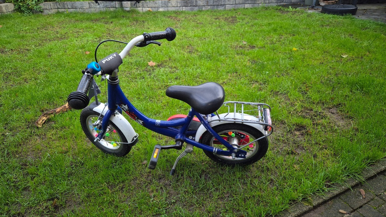 Puky kinderfiets 12 inch met zijwieltjes, Ophalen, Terugtraprem, Zijwieltjes, Gebruikt