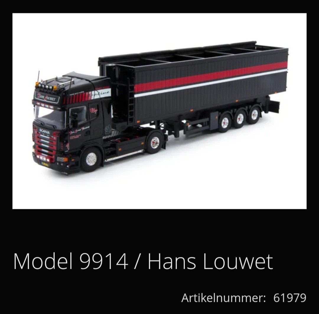 tekno 61979 scania hans louwet transport, Ophalen, Zo goed als nieuw, Bus of Vrachtwagen, Tekno