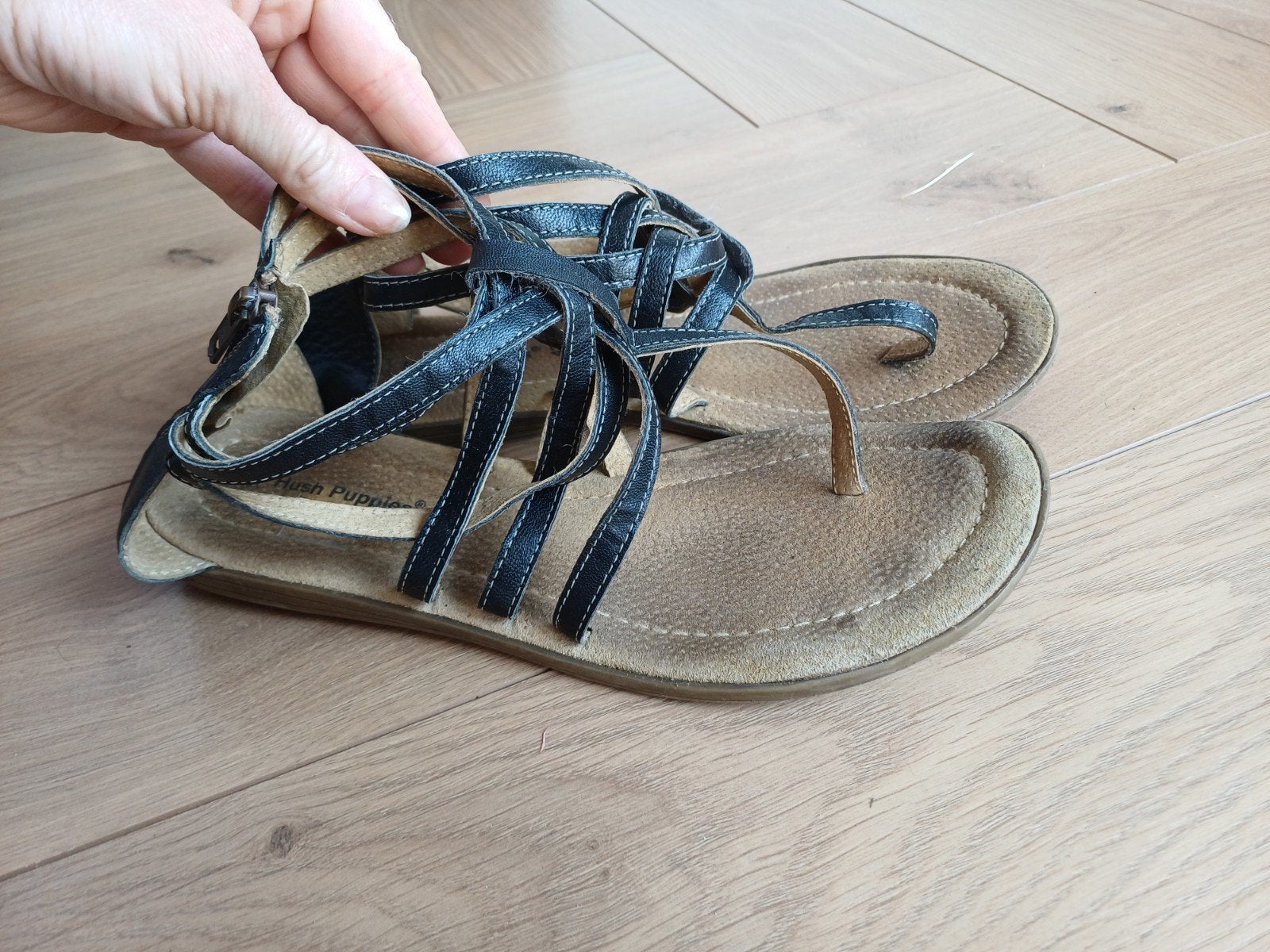 Sandalen Hush puppies, maat 42, Bruin, A, A, Sandalen of Muiltjes