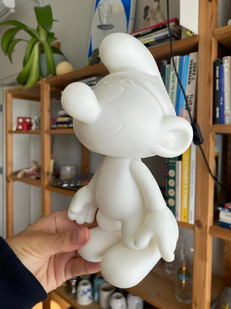 Grote Smurf Puppy Figuur - Wit, Collectible, Verzamelen, Ophalen of Verzenden, Nieuw, Overige Smurfen, Poppetje, Figuurtje of Knuffel