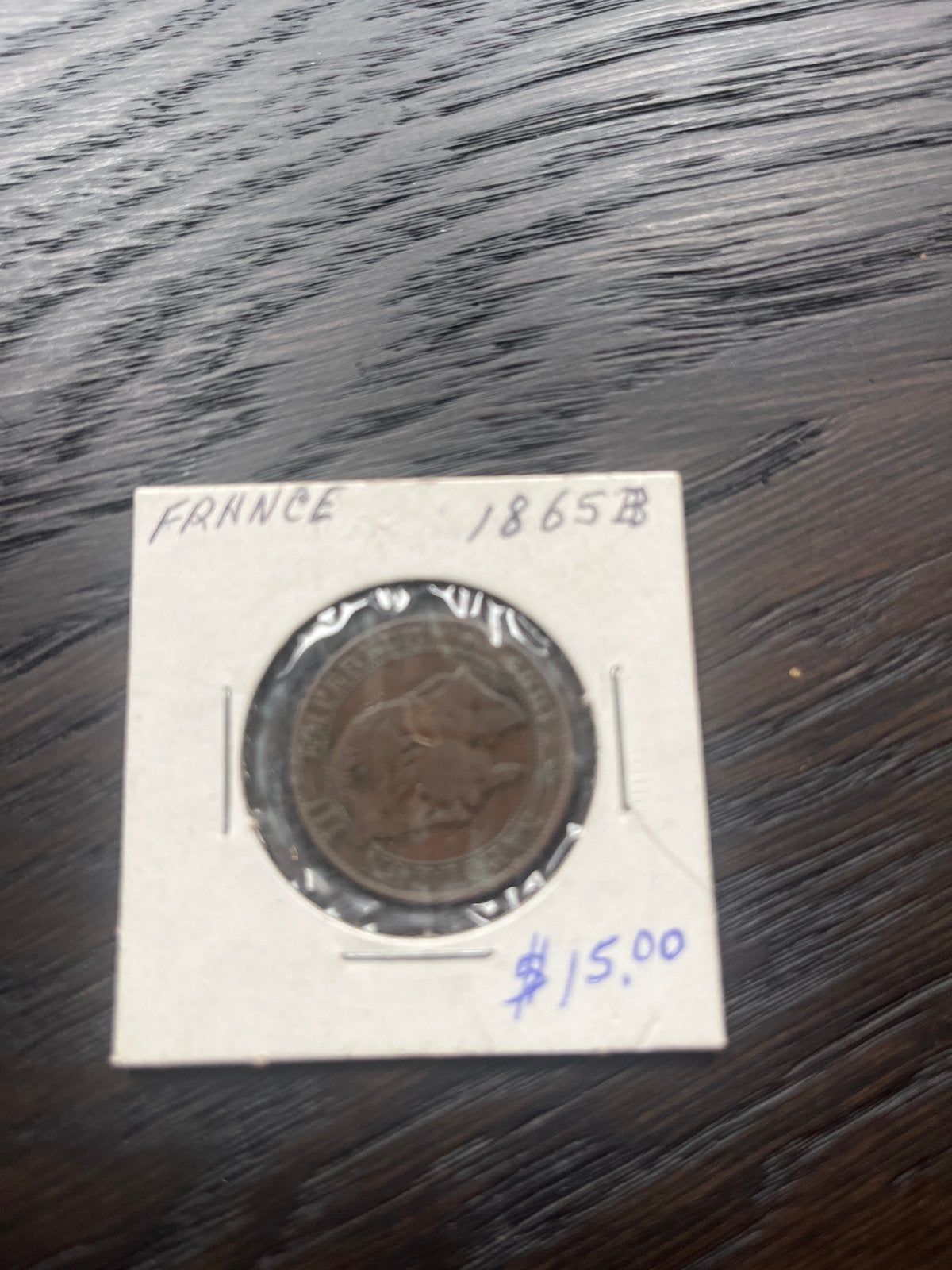 Frankrijk 1865B Munt - Napoleon III, Ophalen of Verzenden, Frankrijk, Losse munt