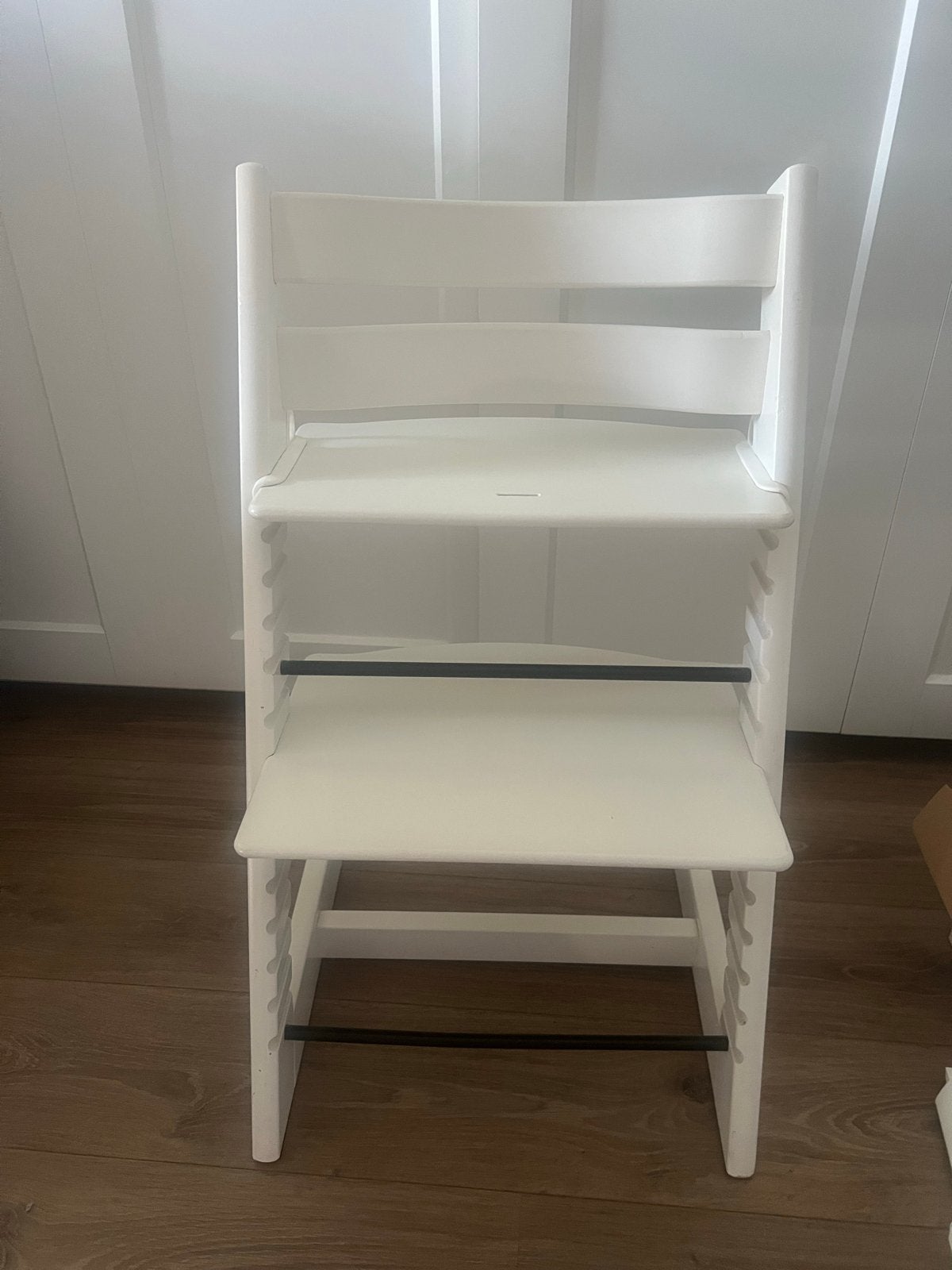 Stokke Tripp Trapp kinderstoel met Newborn Set en accessoire, Ophalen, Gebruikt, Meegroeistoel, Aanschuifbaar