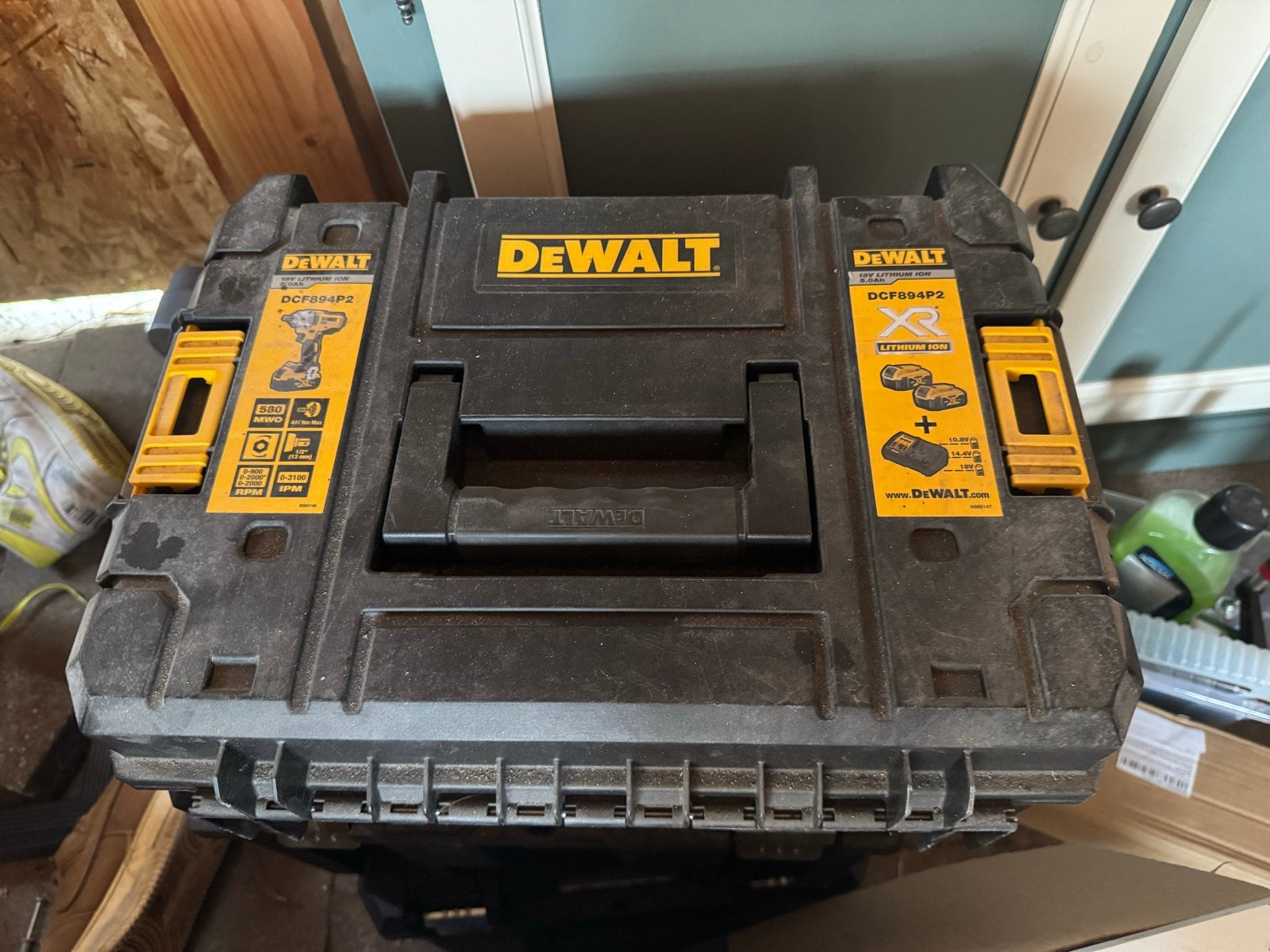 Lege DeWalt DCF894P2 koffer voor gereedschap