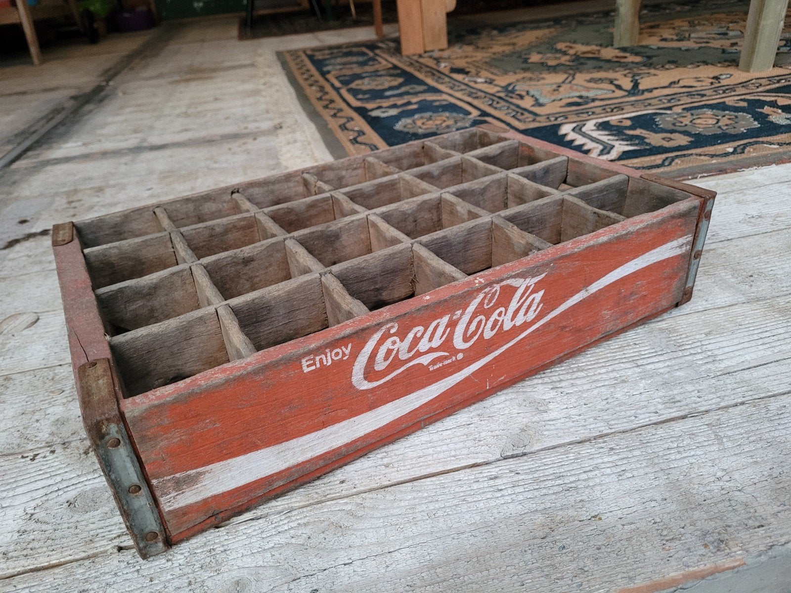 Vintage Coca Cola krat, Verzamelen, Ophalen, Gebruikt, Gebruiksvoorwerp