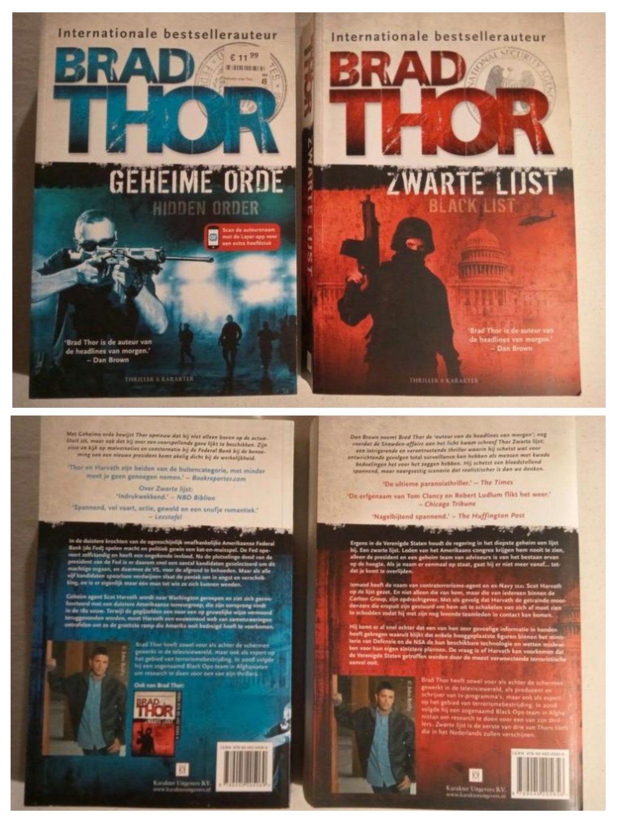 Brad Thor thrillers, Ophalen of Verzenden, Zo goed als nieuw, Brad Thor