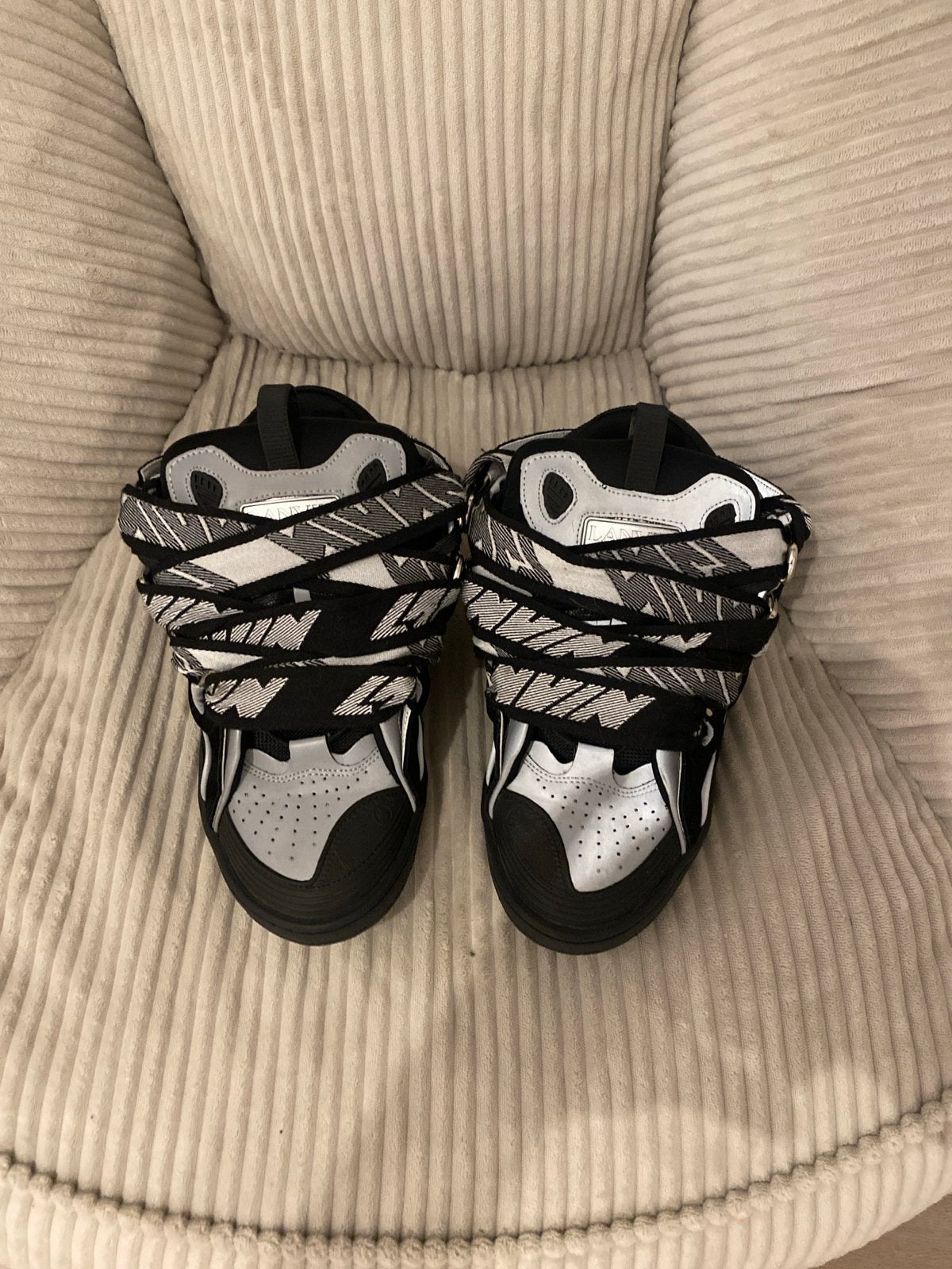Lanvin Curb Sneakers - Zo goed als nieuw (Maat 41), Ophalen, Zo goed als nieuw, Zwart, Sneakers of Gympen