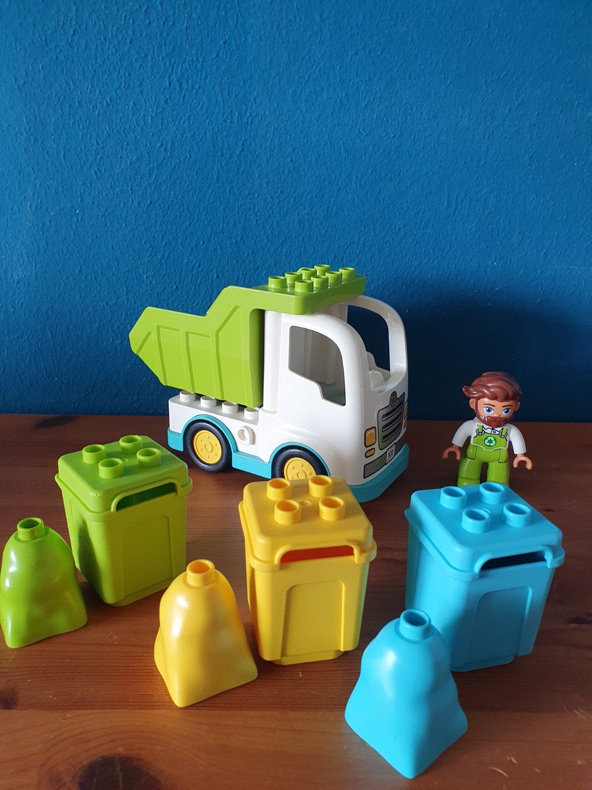 Duplo recycling Truck Vuilniswagen 10945 mag ook los, Ophalen of Verzenden, Zo goed als nieuw, Duplo