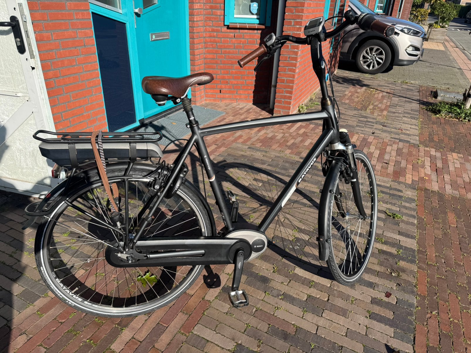 Batavus e-go herenfiets in goede staat., Ophalen, Zo goed als nieuw, Batavus, Versnellingen