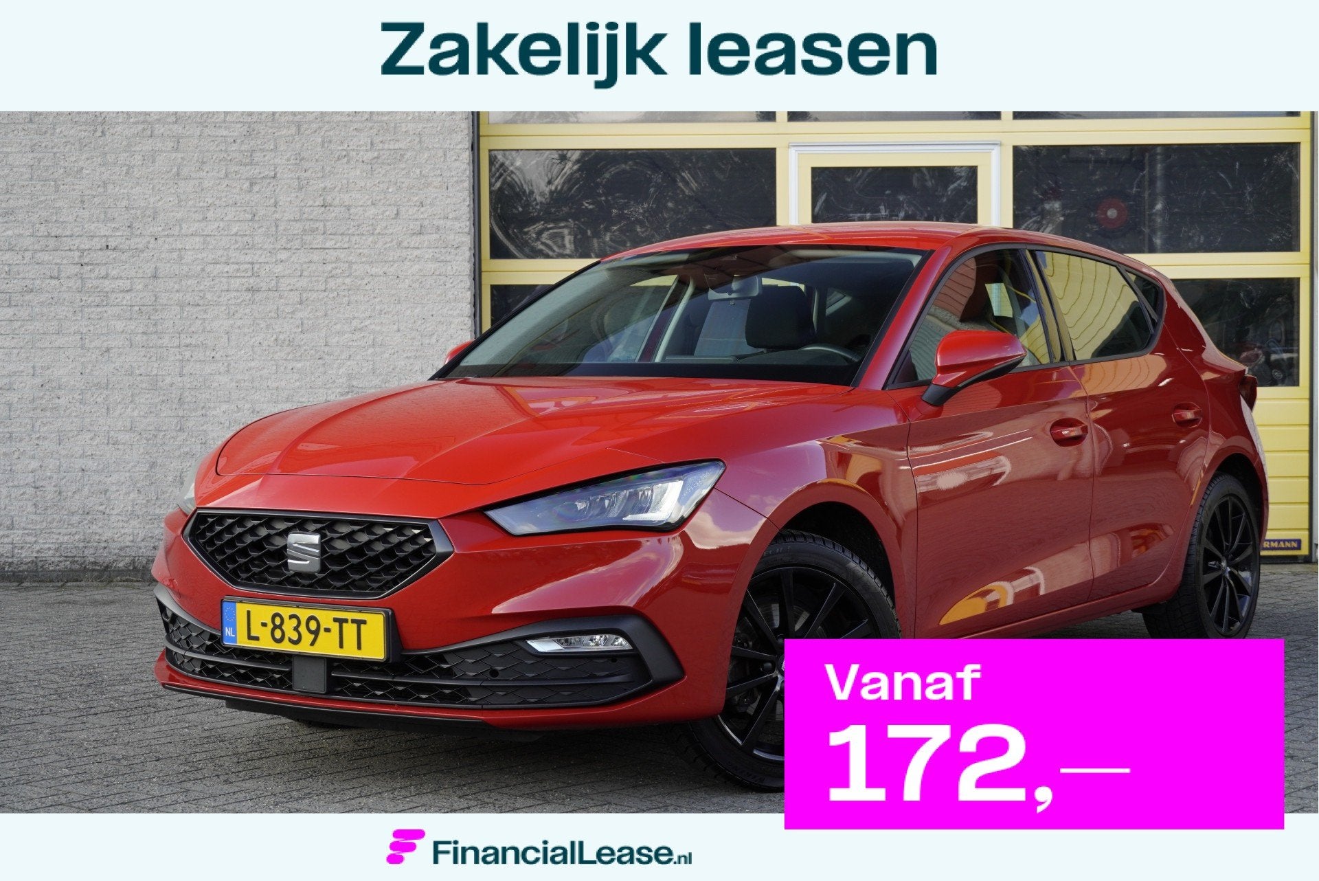 SEAT Leon 1.0 TSI 5drs Edition BJ2021 Lmv 17" | Led V+A | Pd, Voorwielaandrijving, Stof, Gebruikt, Leon