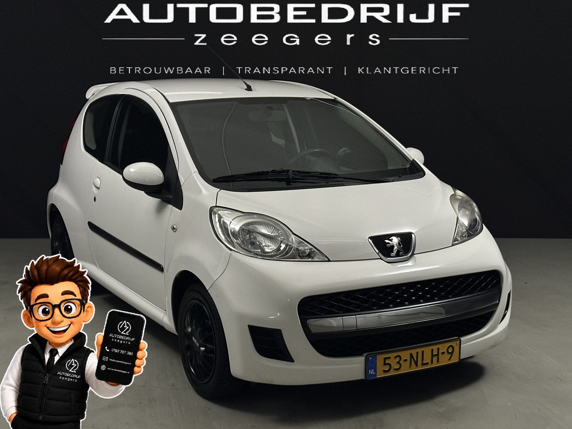 Peugeot 107 1.0-12V XS *AC*Sport* (bj 2010), Auto's, Peugeot, Voorwielaandrijving, Gebruikt, 4 stoelen, Origineel Nederlands