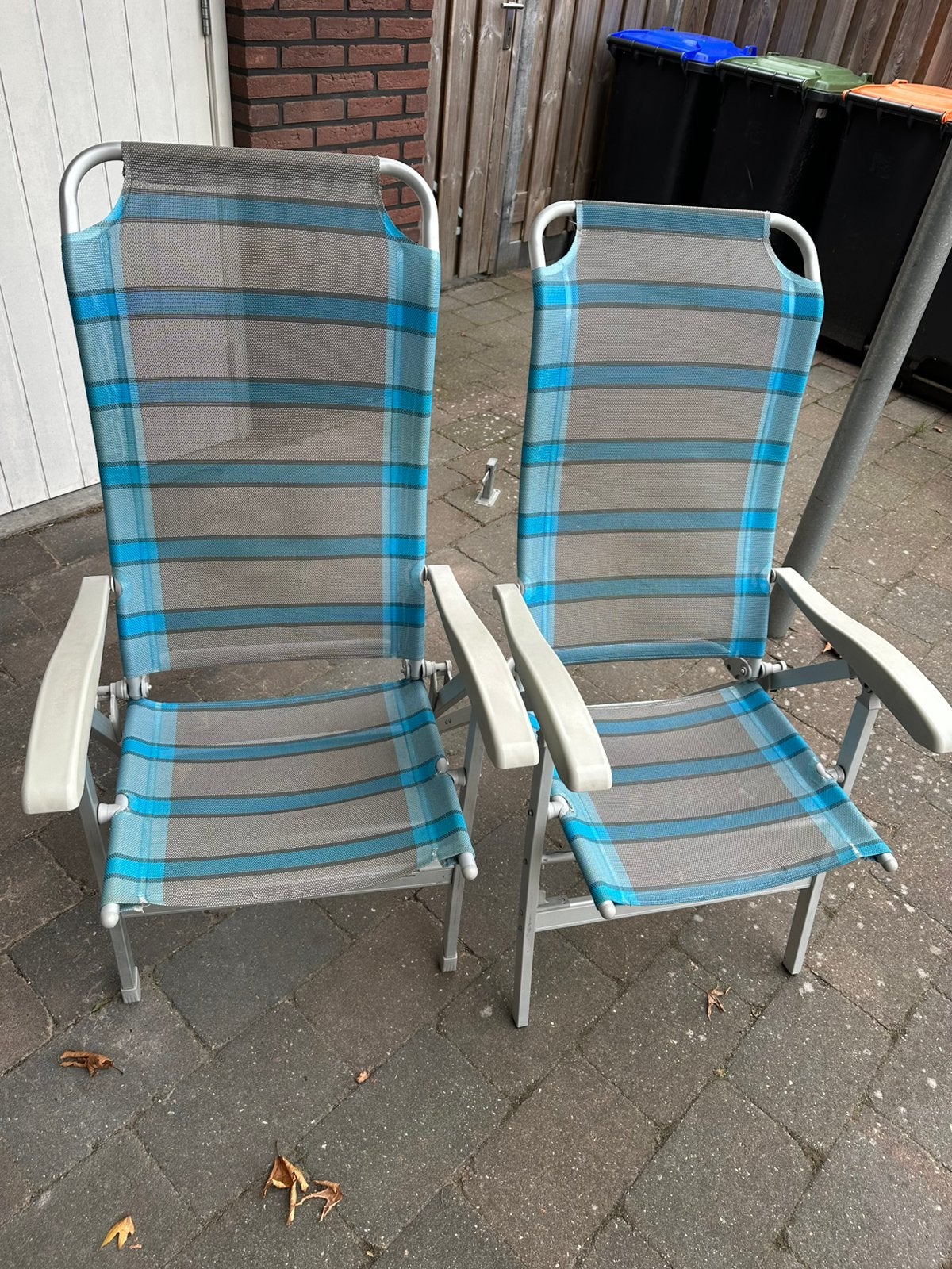 Campingstoel inklapbaar (2 stuks), Ophalen, Zo goed als nieuw, Campingstoel