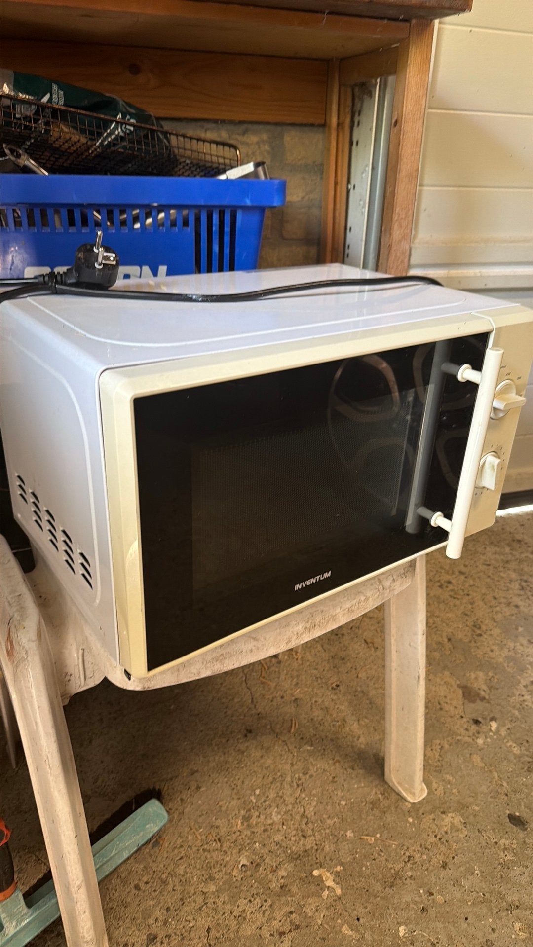 Inventum Magnetron - Gebruikt maar functioneel, Witgoed en Apparatuur, Magnetrons, Gebruikt, Minder dan 45 cm, Ophalen of Verzenden