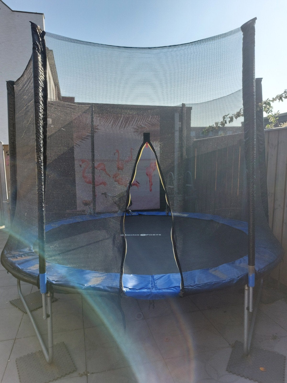 Trampoline 305 max belasting 120kg, Kinderen en Baby's, Speelgoed | Buiten | Trampolines, Ophalen, Gebruikt