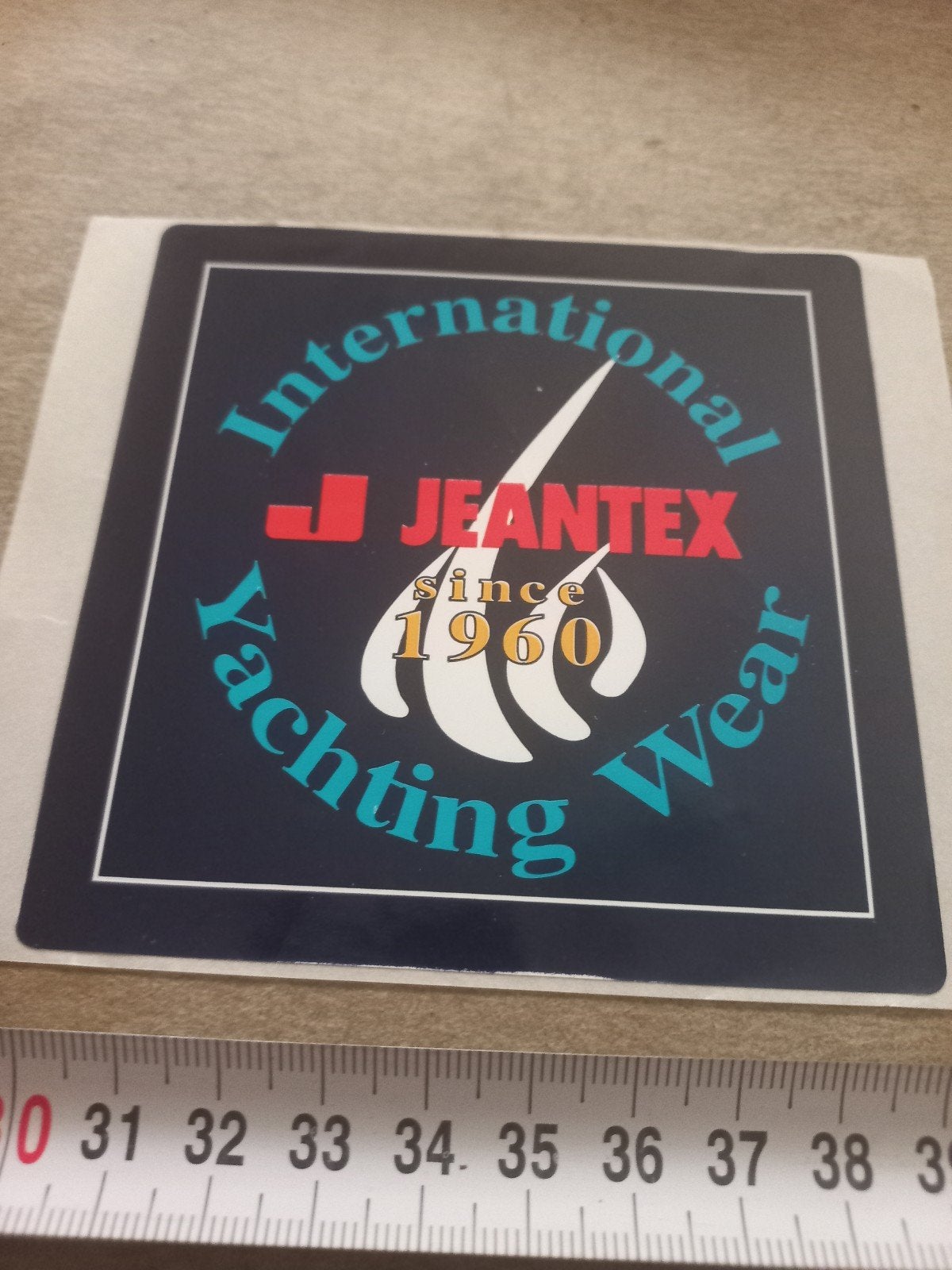 Jeantex International Yachting Wear Sticker, Ophalen of Verzenden, Nieuw, Merk