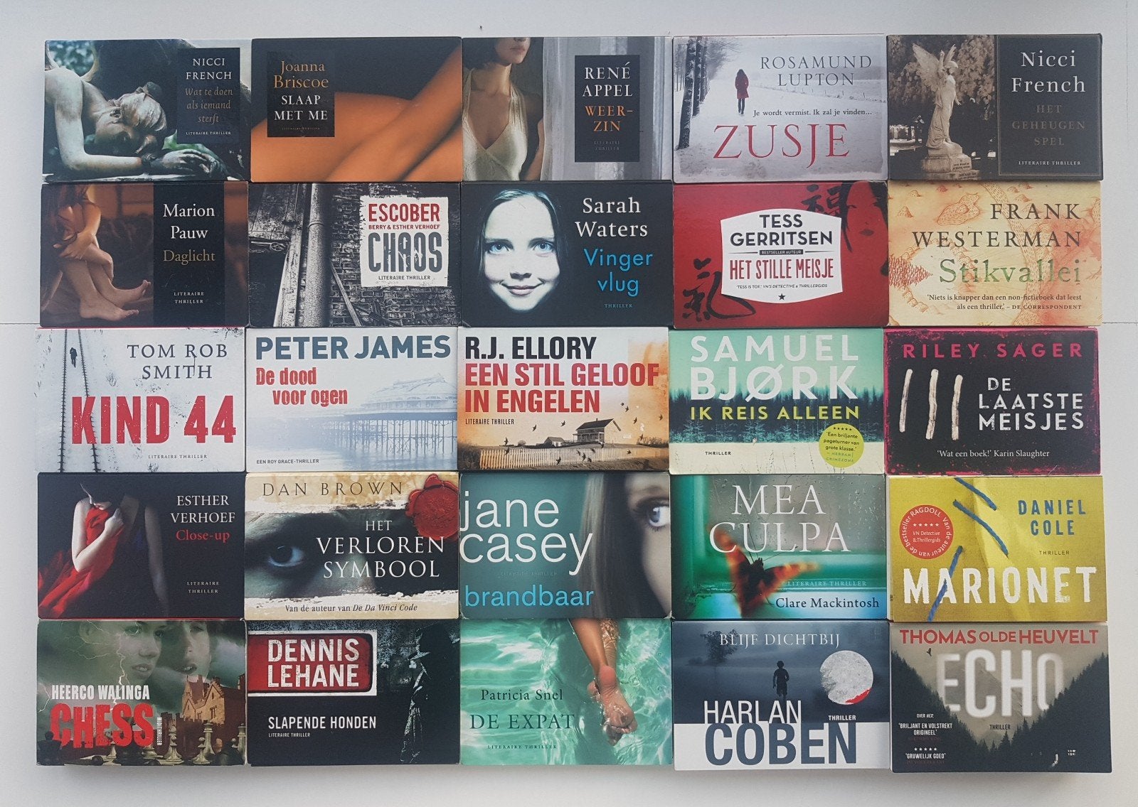 25x Dwarsliggers | Thrillers | €4 per stuk, Ophalen of Verzenden