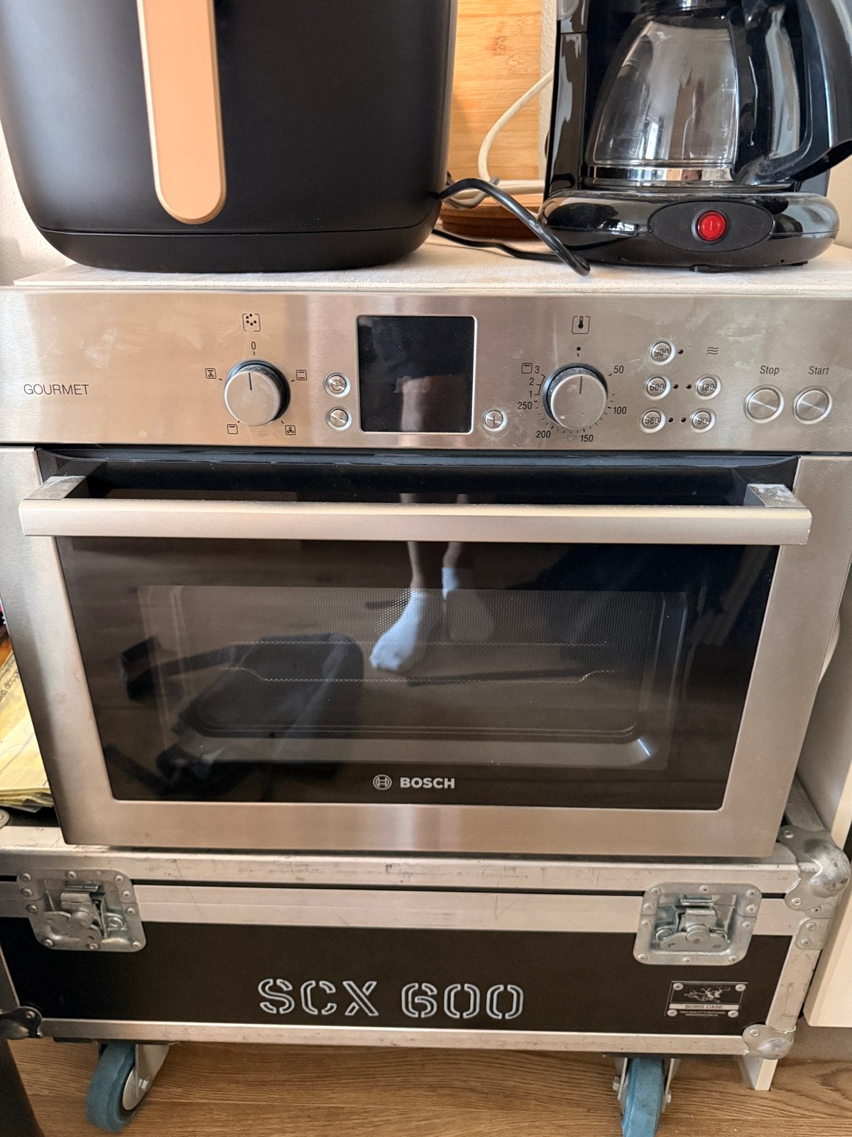 Bosch Inbouw Combi-oven - Gourmet SCX 600, Gebruikt, Combi-oven, Inbouw, Magnetronfunctie
