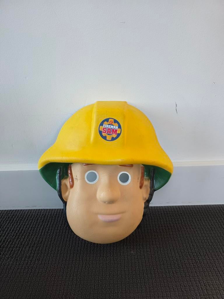 Brandweerman Sam masker/helm, Ophalen of Verzenden, Gebruikt, Jongen of Meisje