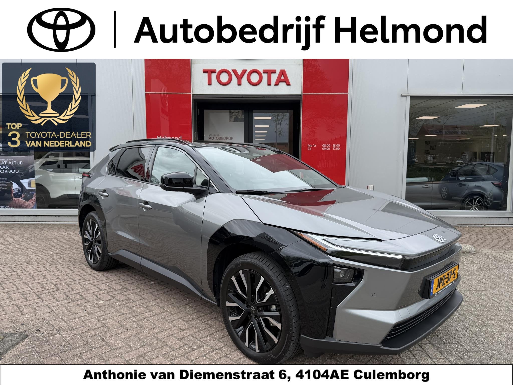 Toyota bZ4X Executive AWD 73 kWh, Gebruikt, Zwart, Adaptive Cruise Control, Origineel Nederlands