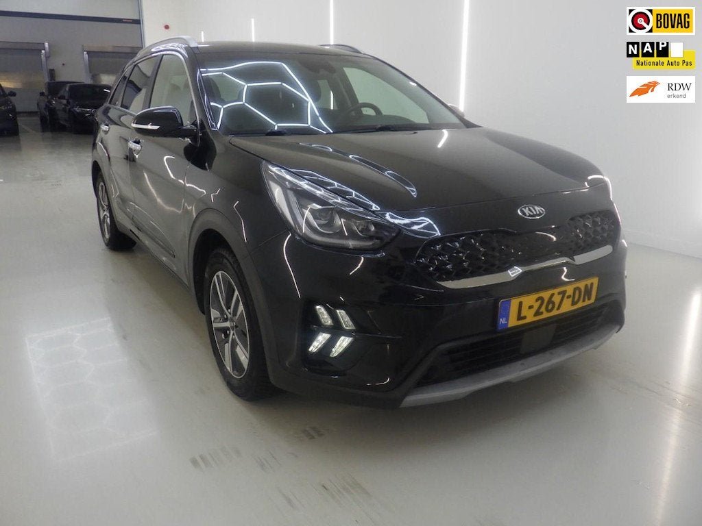 Kia Niro 1.6 GDi Hybrid DynamicPlusLine+Led+Volleder+stoel&s, Auto's, Kia, Bedrijf, Te koop, Niro, ABS, Achteruitrijcamera, Adaptive Cruise Control
