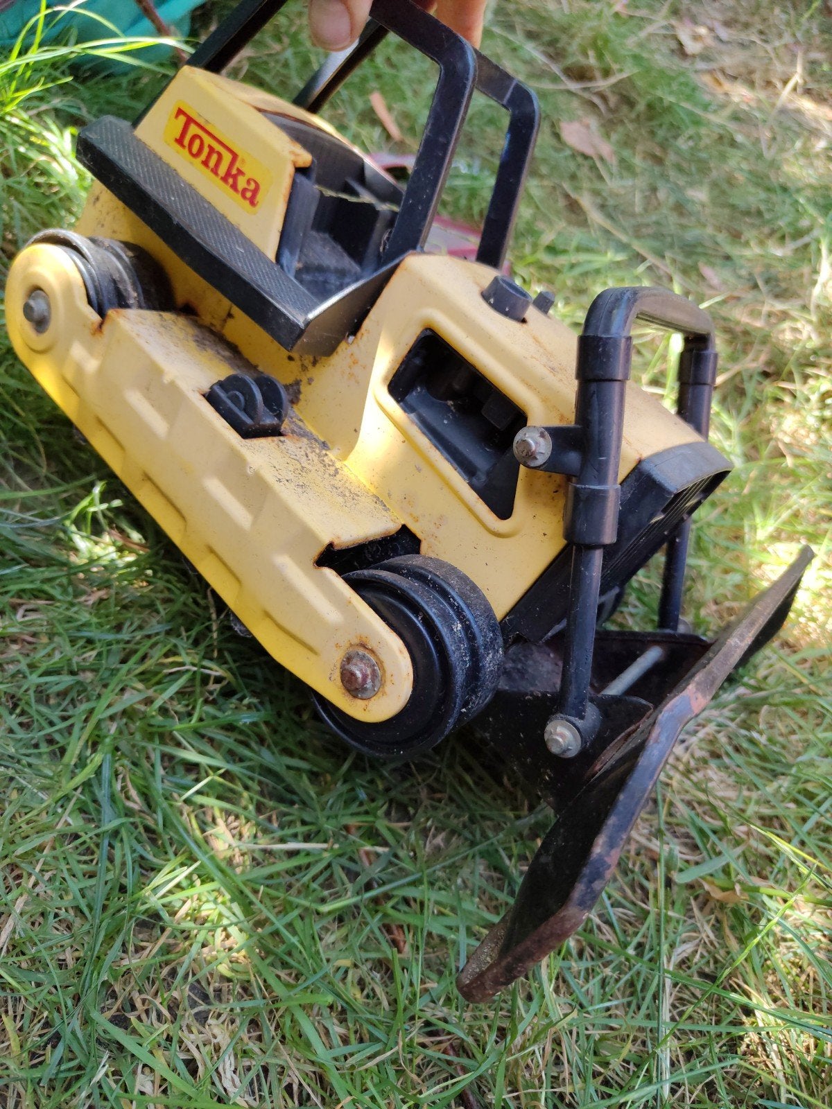 Vintage Tonka Bulldozer - Speelgoed Voertuig, Kinderen en Baby's, Speelgoed | Speelgoedvoertuigen, Ophalen of Verzenden, Gebruikt
