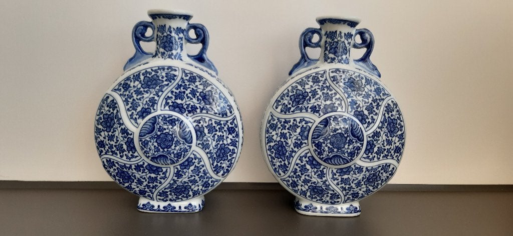 2 Chinees porseleinen maanvazen, Verzenden