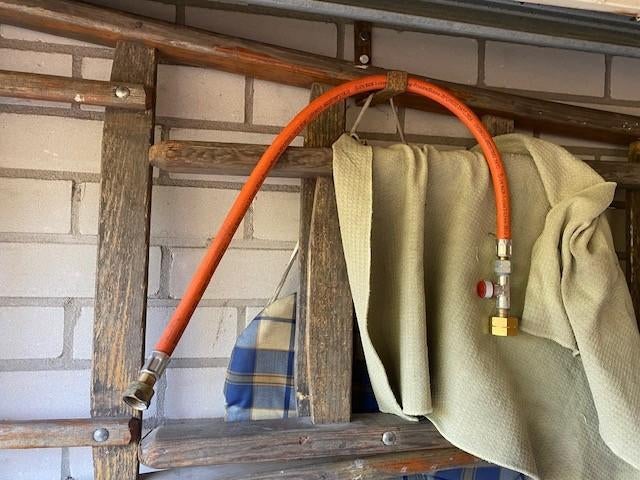 gas slang camper caravan, Caravans en Kamperen, Ophalen, Zo goed als nieuw