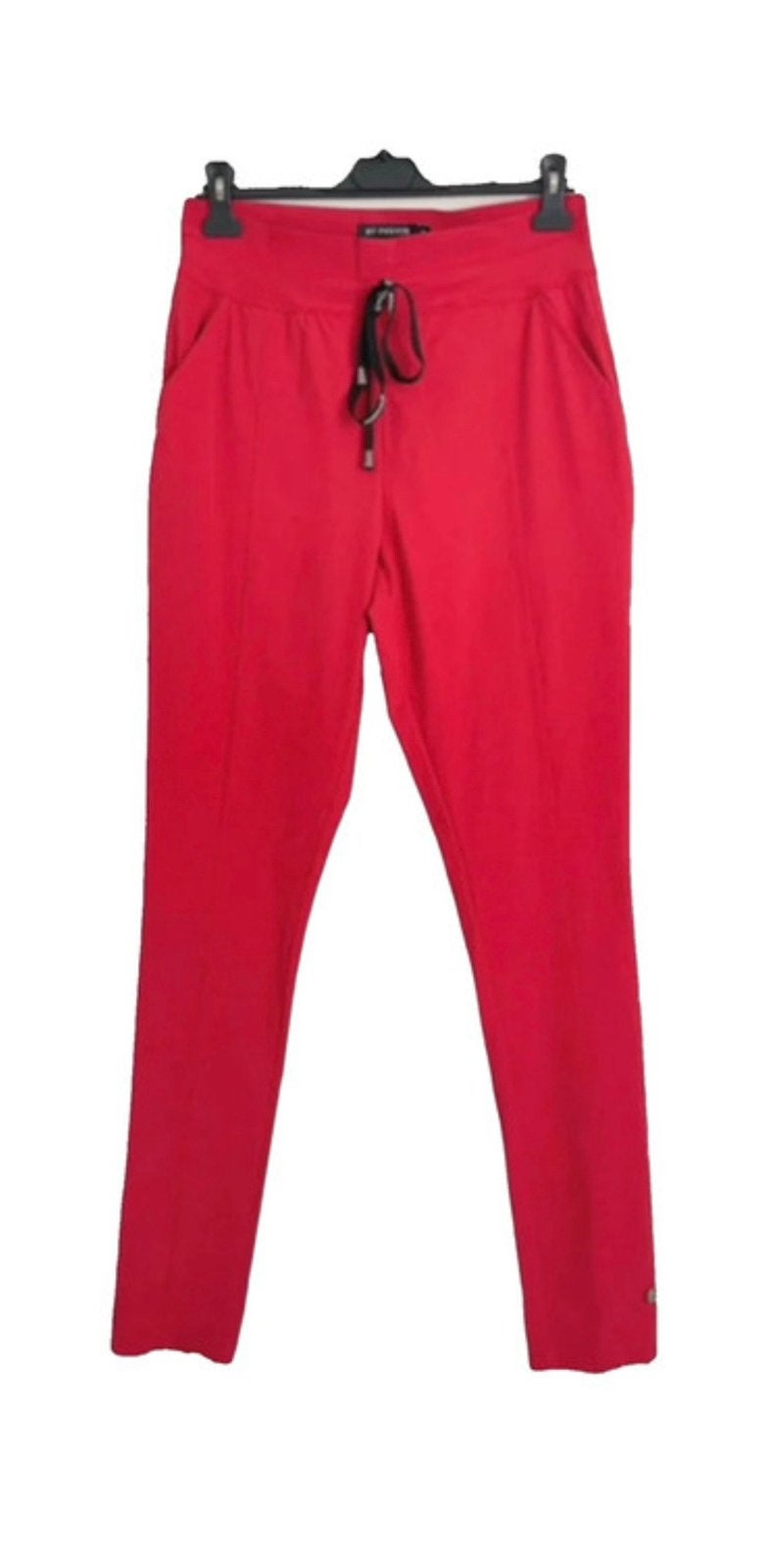 My Pashion rode travelstof broek M, Maat 38/40 (M), Ophalen of Verzenden, Zo goed als nieuw, Lang