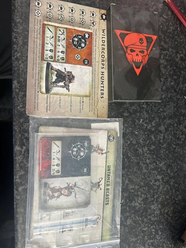 Warhammer Killteam / Warcry cards., Ophalen of Verzenden, Zo goed als nieuw, Warhammer