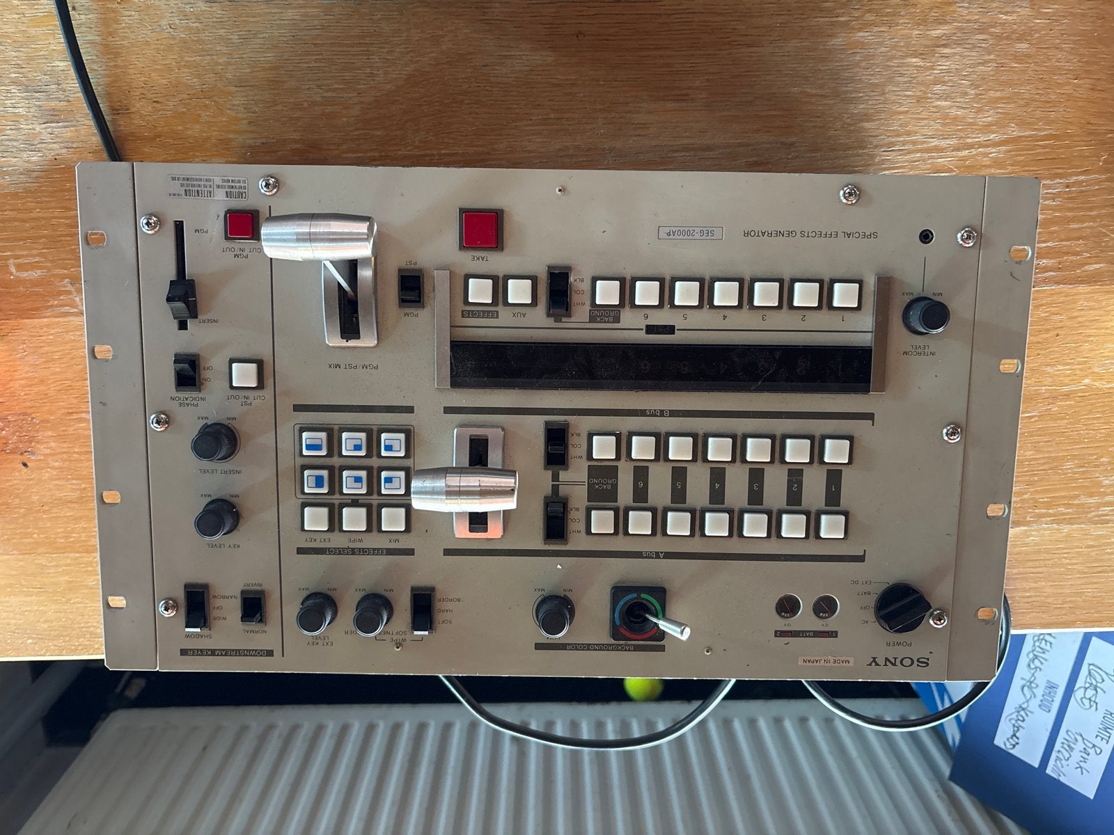Sony SEG-2000AP Vintage Special Effects Generator, Ophalen of Verzenden, Gebruikt, Video