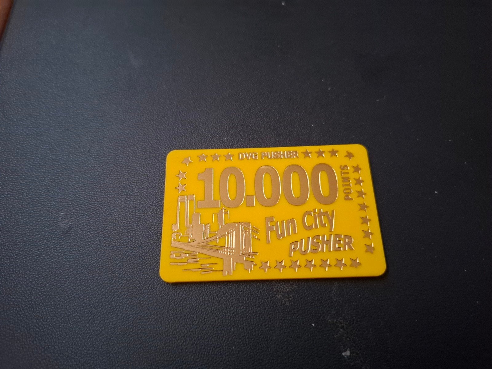 10.000 dvg coin pusher kermis penning, Ophalen of Verzenden, Overige materialen