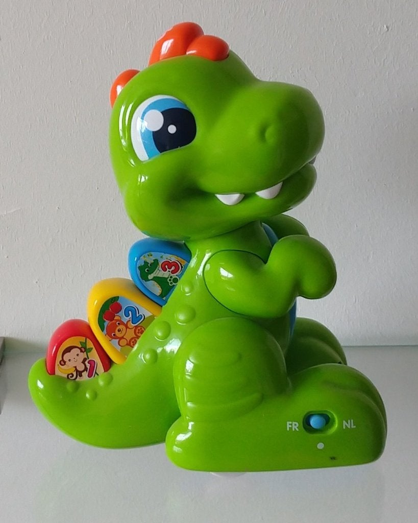 V-tech Clementoni baby Dino T-Rex, volgnr 22, Ophalen of Verzenden, Zo goed als nieuw, Overige typen, Met licht