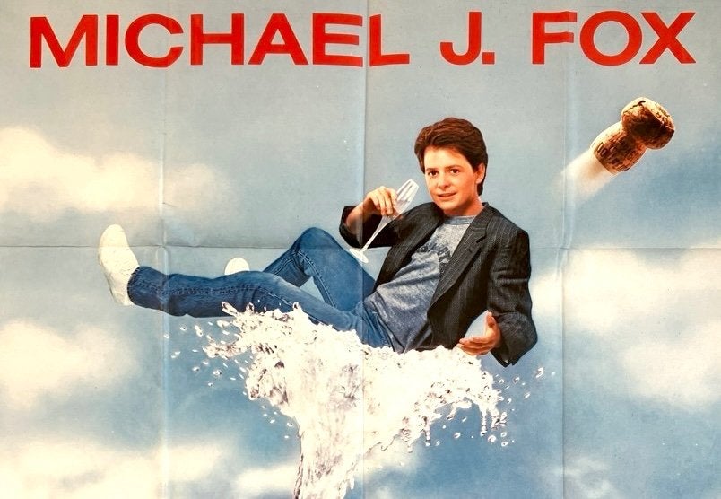 Secret of My Success (1987) - Michael J. Fox - Filmposter, Verzenden, Gebruikt, A1 t/m A3, Film en Tv