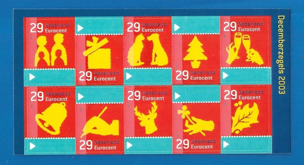 NVPH 2212/ 2231 Decemberzegels 2003 - 1/2 vel, Verzenden, Na 1940, Postfris