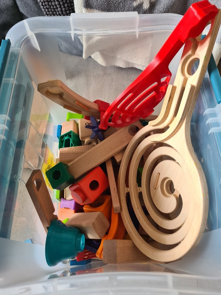Houten knikkerbaan Hape, Kinderen en Baby's, Ophalen, Gebruikt, Overige typen