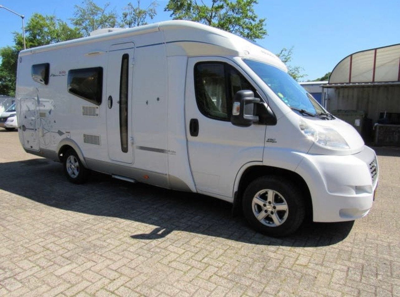 Hobby DL550 Exclusief 2012 |93.149 km |Nwe airco + extra's, Caravans en Kamperen, Brandblusser, Ringverwarming, Fiat, Hobby