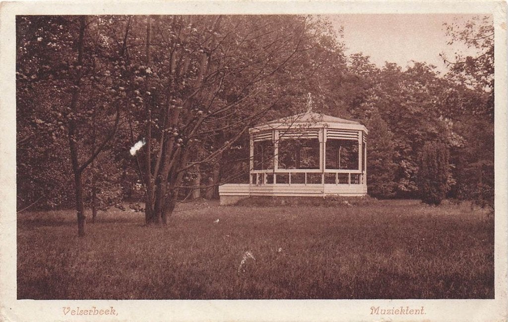 703-001-023 Velserbeek Muziektent, Verzenden, Voor 1920, Noord-Holland