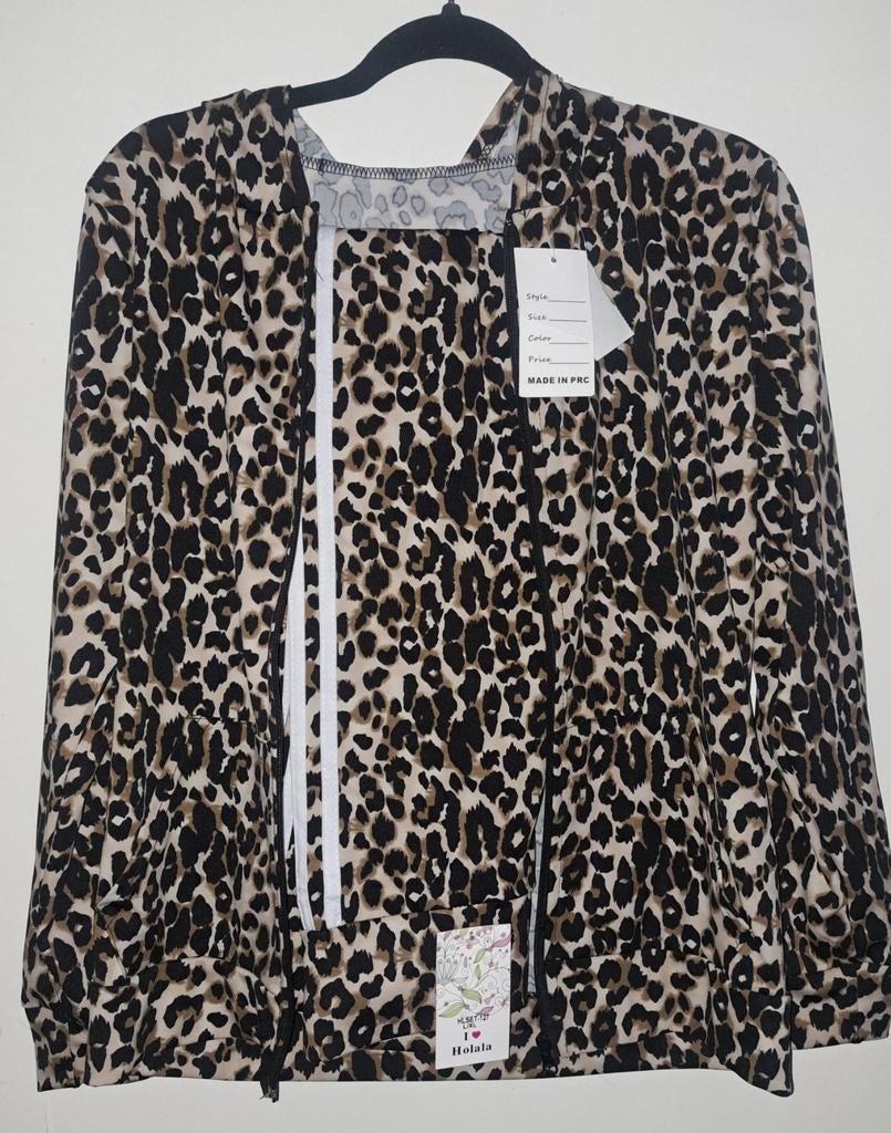 Te koop panter pak, Kleding | Dames, Ophalen of Verzenden, Nieuw, Maat 38/40 (M), Bruin