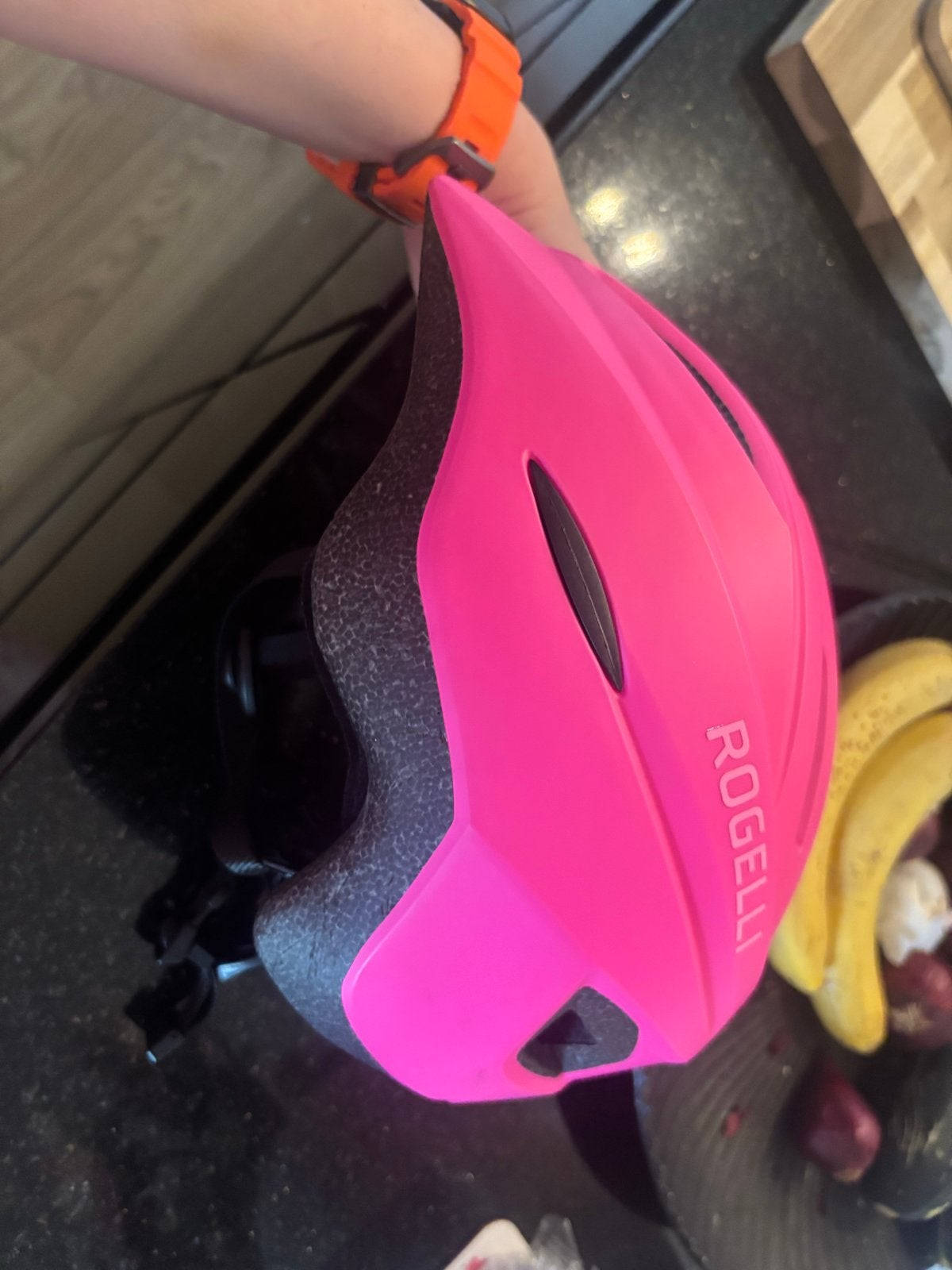 Roze Rogelli fietshelm voor kinderen - Maat M (52-56cm), Fietsen en Brommers, Fietsaccessoires | Fietshelmen, Ophalen, Zo goed als nieuw