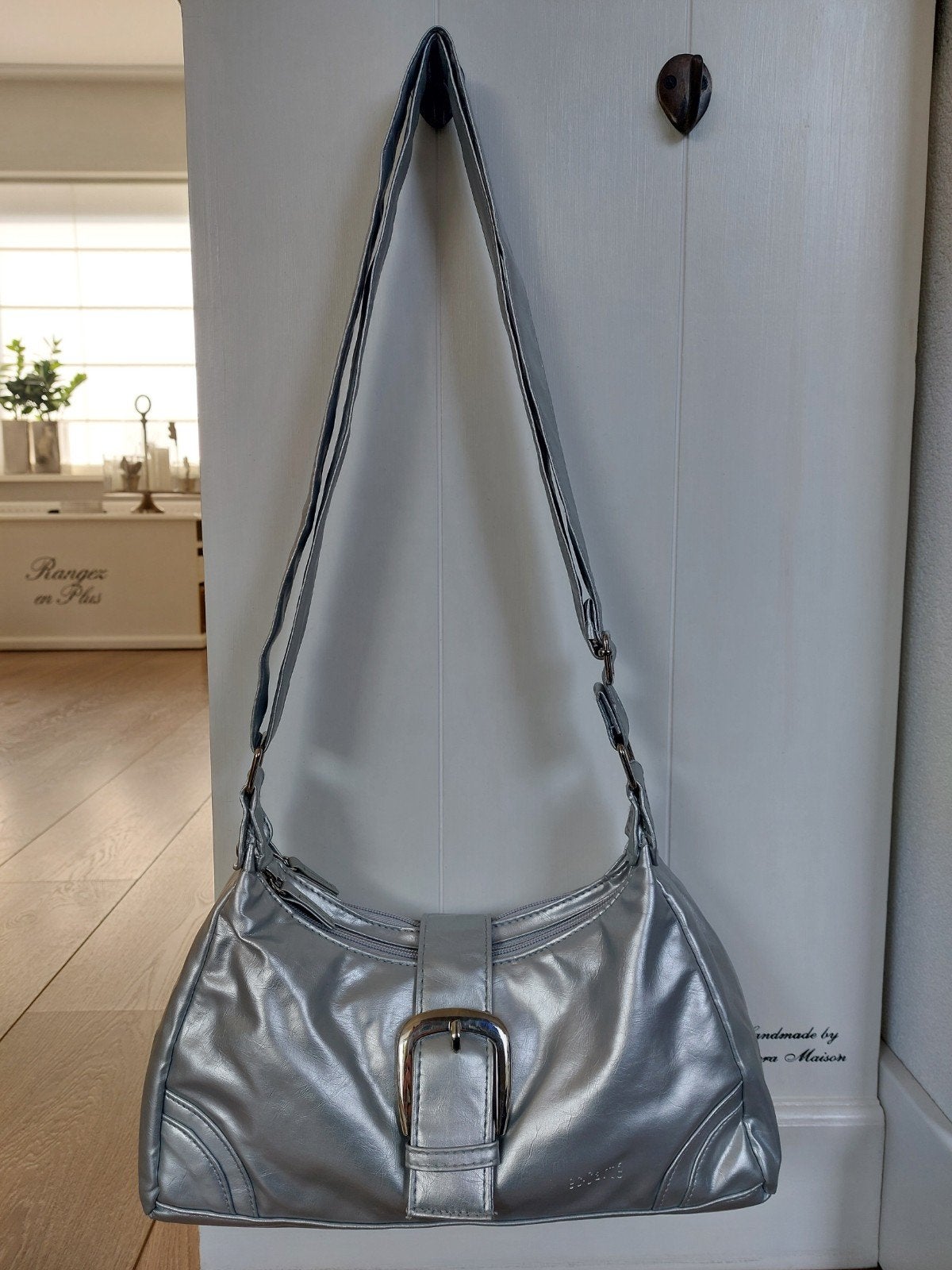 Escarte tas zilver, Sieraden, Tassen en Uiterlijk, Tassen | Damestassen, Ophalen of Verzenden, Zo goed als nieuw