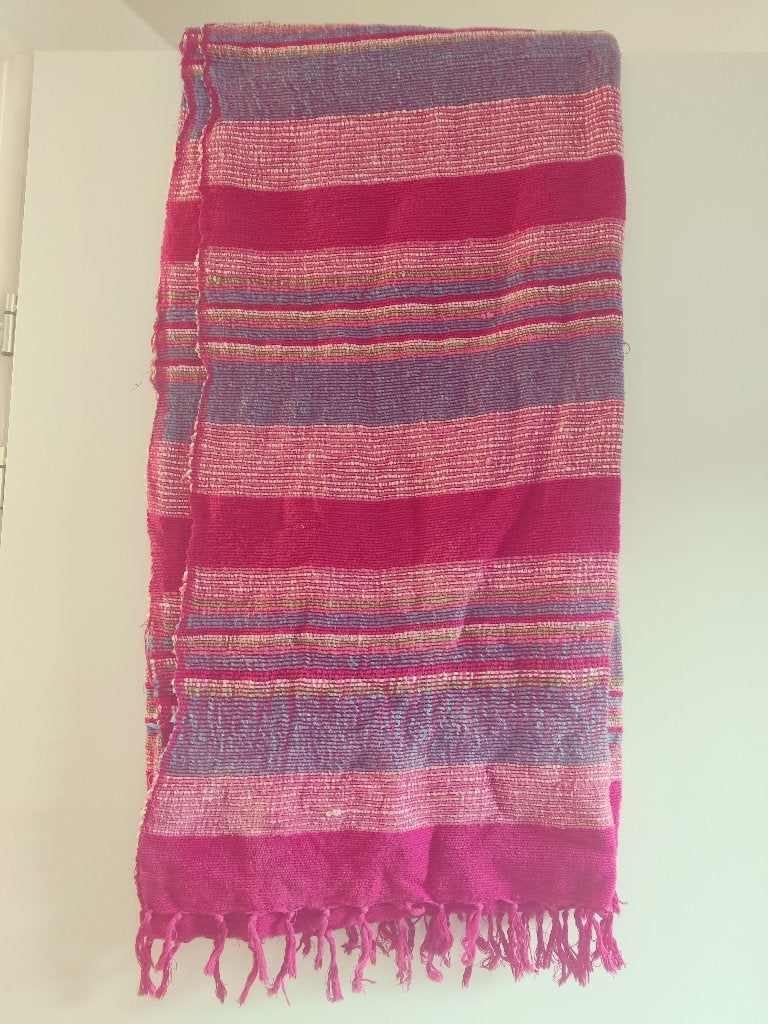 Roze plaid (ca. 200x260cm), Gebruikt, Roze, 260 cm, Ophalen of Verzenden