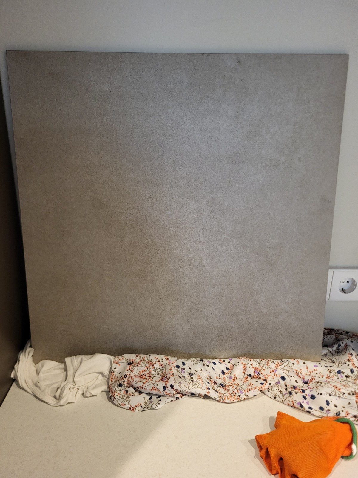 Gigacer Concrete Beige Beton vloer/wandtegel., Ophalen, 60 cm of meer, Nieuw, 10 m² of meer