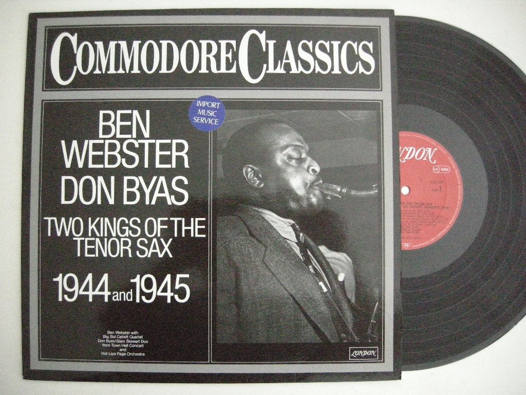 Ben Webster & Don Byas Two Kings Of The Tenor Sax - LP zgan, Ophalen, LP, Zo goed als nieuw, 12 inch