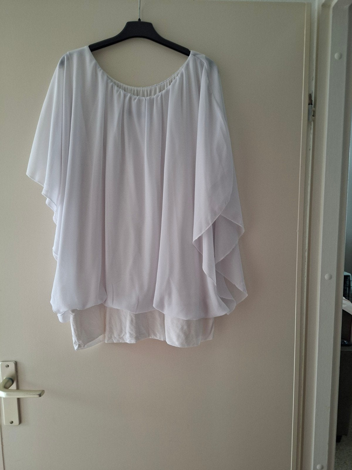 Witte Balon Top - Maat 46-48-50, Kleding | Dames, Tops, Verzenden