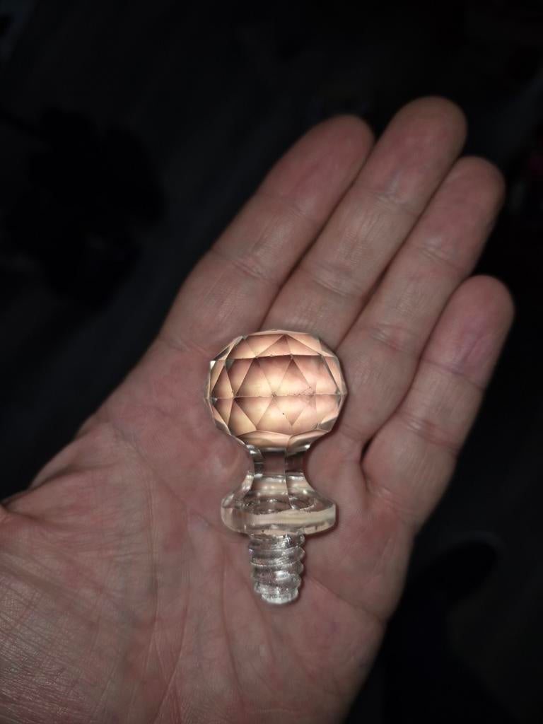 Decoratieve Kristallen Flesstopper - Vintage Stijl, Ophalen of Verzenden
