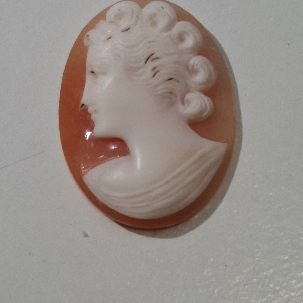 Losse ongezette schelpcamee +/- 1900, Verzenden, Overige materialen, Overige typen