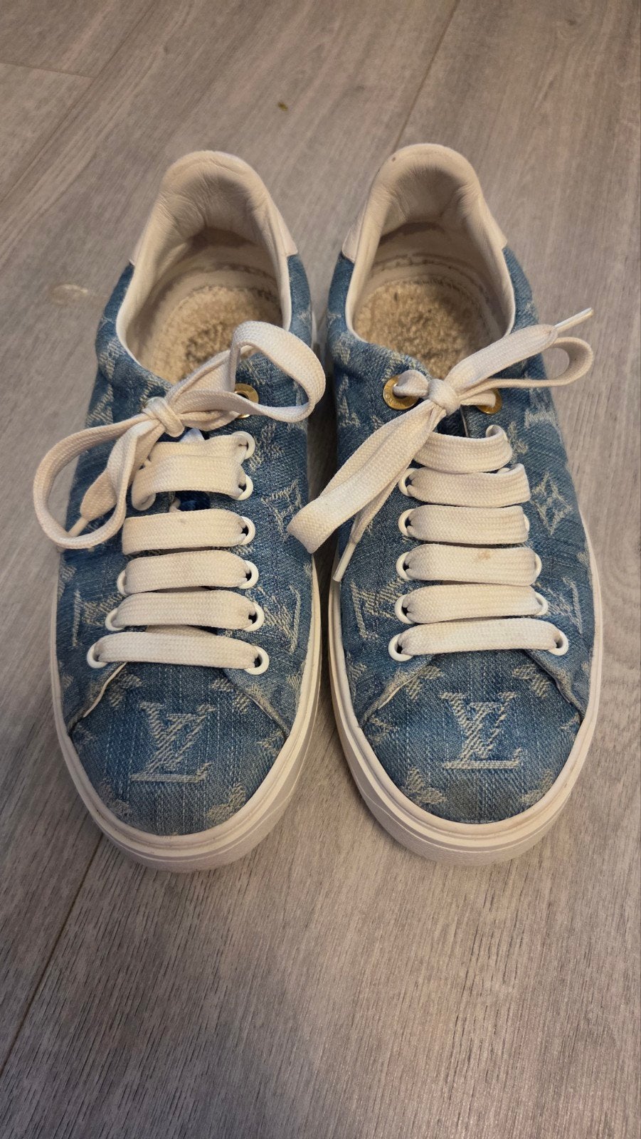 Louis Vuitton Time out Demin 36(namaak), Ophalen of Verzenden, Jongen of Meisje, Schoenen