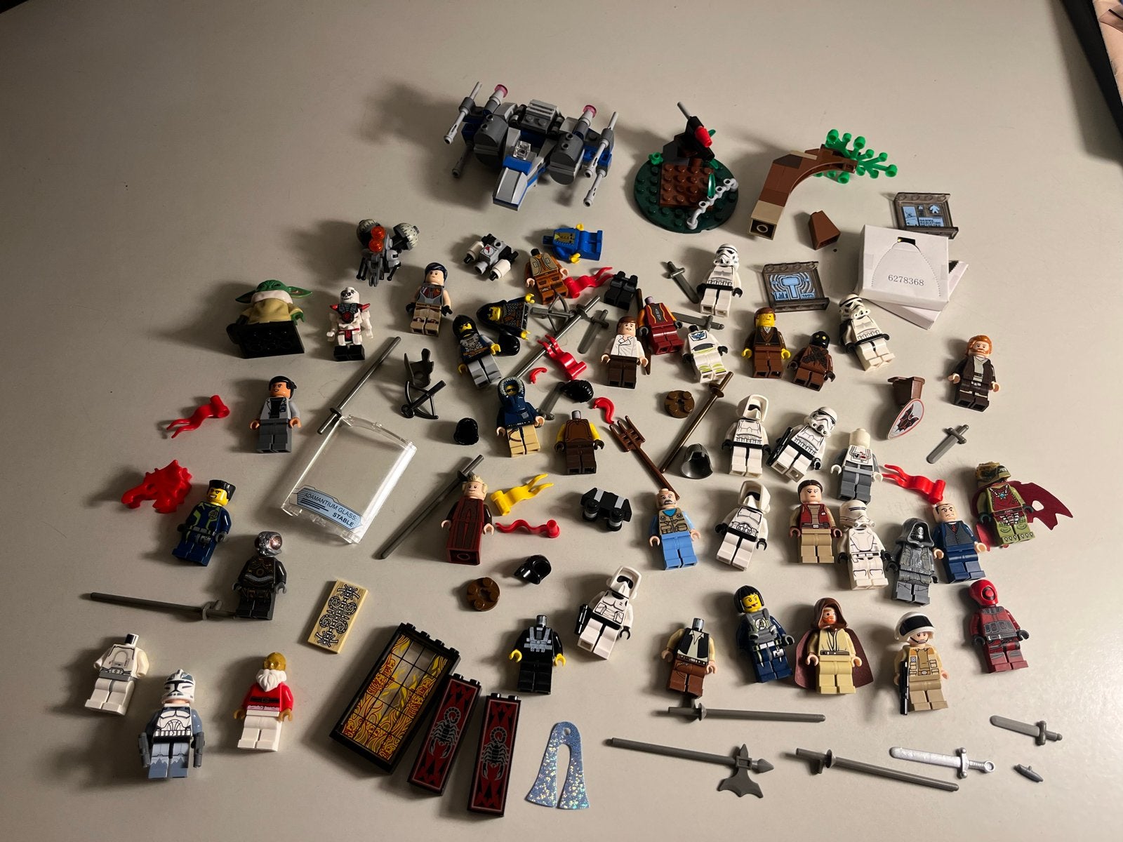 Lego Star Wars Minifiguren en Diversen accessoires - Partij, Ophalen of Verzenden, Gebruikt, Lego