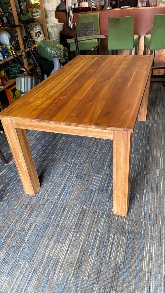 Eettafel kamer tafel zeer stevig 160x90, Huis en Inrichting, Tafels | Eettafels, Ophalen, 50 tot 100 cm, Zo goed als nieuw, 150 tot 200 cm