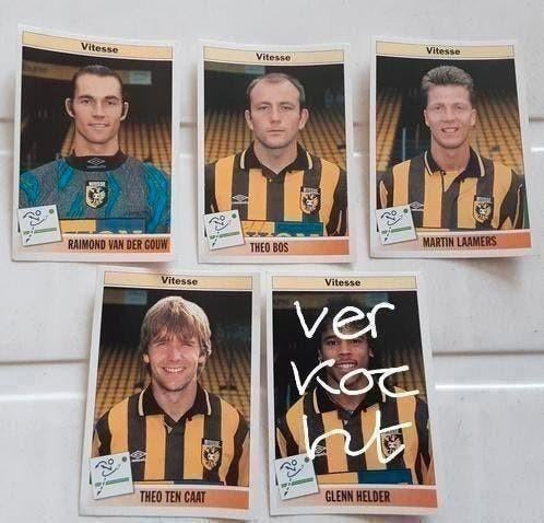 Panini voetbal 95 Vitesse 93, 95, 100, 102, Ophalen of Verzenden, Zo goed als nieuw